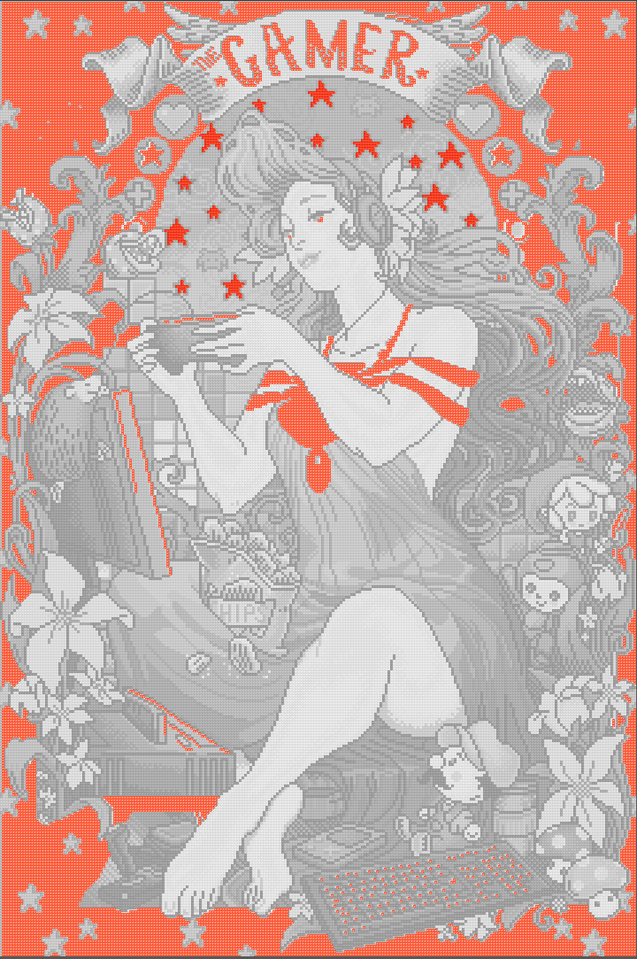 Gamer Girl | Pixel Charted