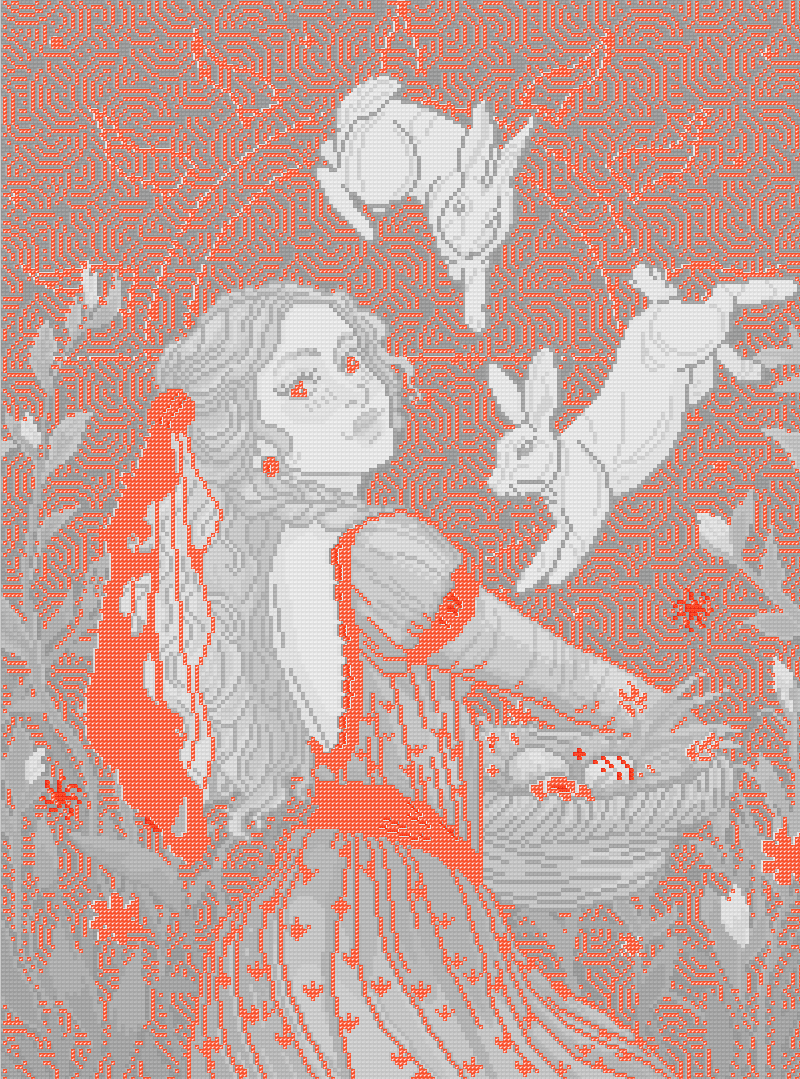 Spring Equinox | Pixel Charted | Ready To Ship