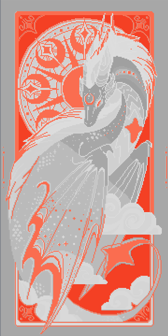 Dragon Of The Night | Pixel Charted