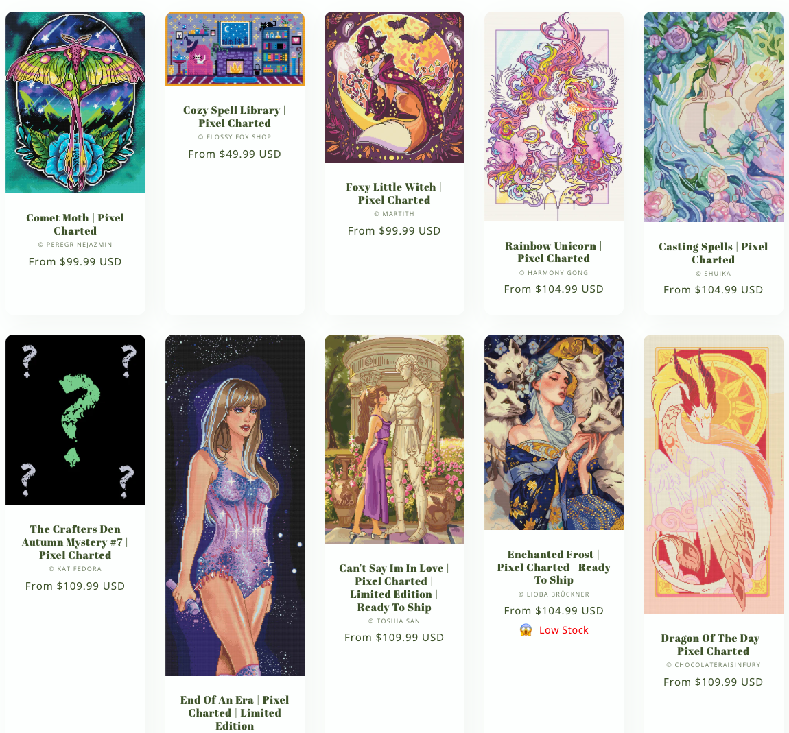 Randomized Pixel Charted Kit | Ready To Ship