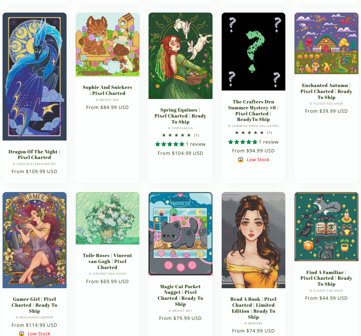 Randomized Pixel Charted Kit | Ready To Ship