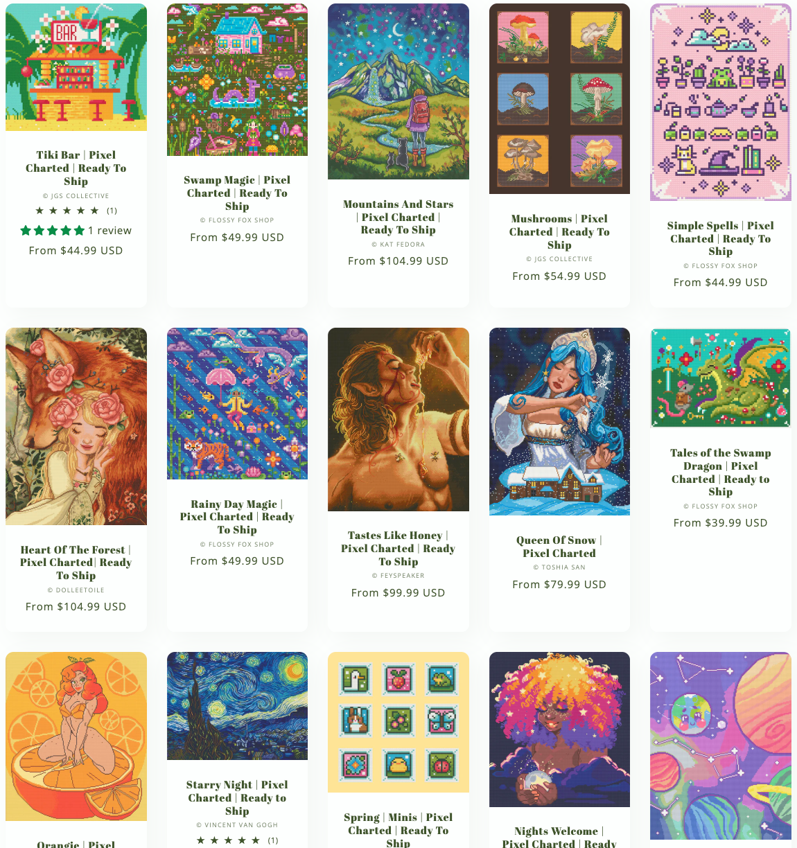 Randomized Pixel Charted Kit | Ready To Ship