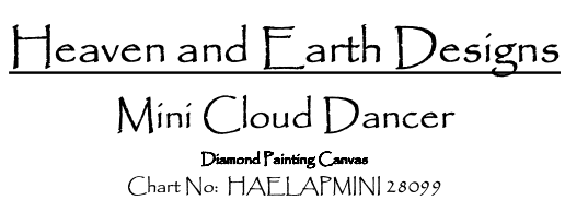 MAX Glimmer Drills "Mini Cloud Dancer" set of Drills and Blank Canvas for L Mcintire - Brooks