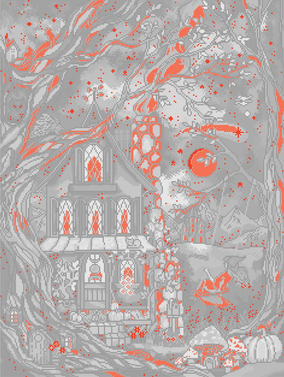 Otherworldly Night | Pixel Charted | Ready To Ship
