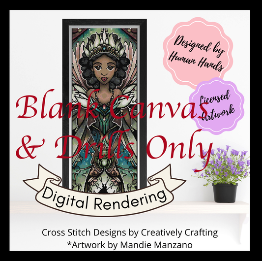 Kiss Would Be Nice | full set of drills and blank canvas for Creatively Stitching