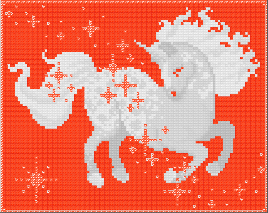 Celestial Unicorn | Pixel Charted