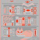 Midnight Book Cart | Pixel Charted