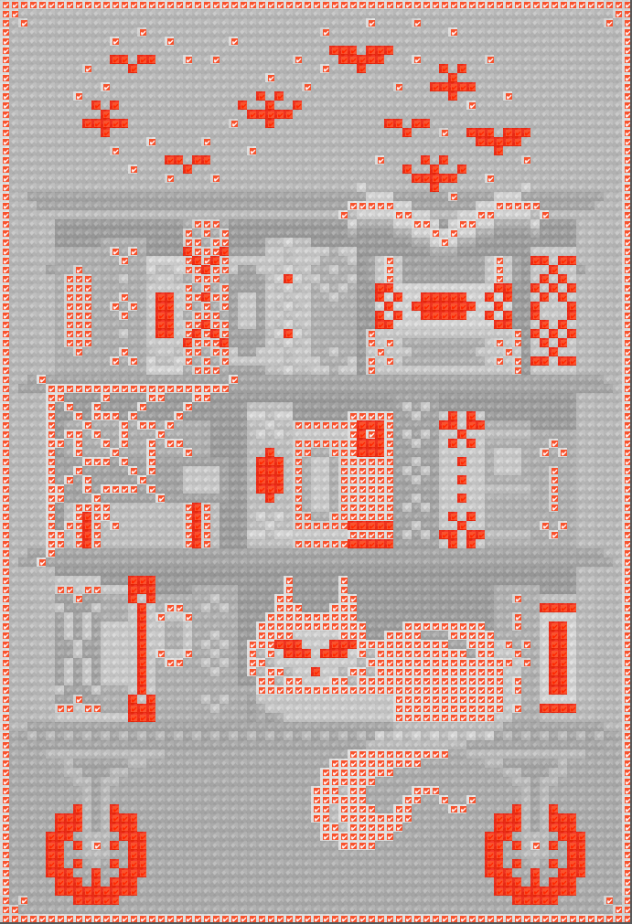 Midnight Book Cart | Pixel Charted
