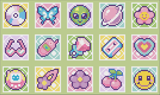 Y2K | Minis | Pixel Charted