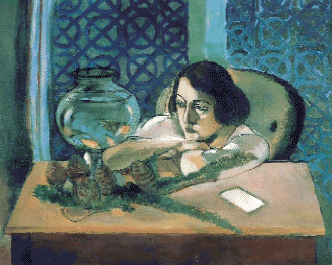 Woman Before A Fish Bowl | Henri Matisse