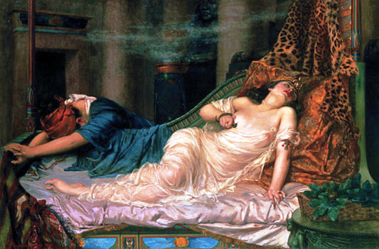 "The Death Of Cleopatra" Artist: Reginald Arthur | JadedGemShop Diamond Painting Kit