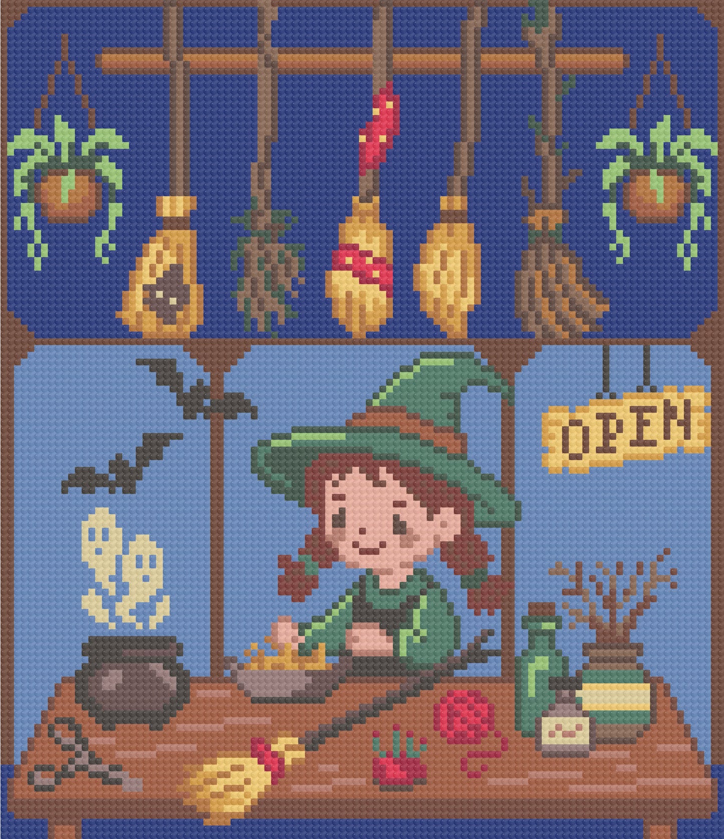 Witchy Broom Shop | Pixel Charted