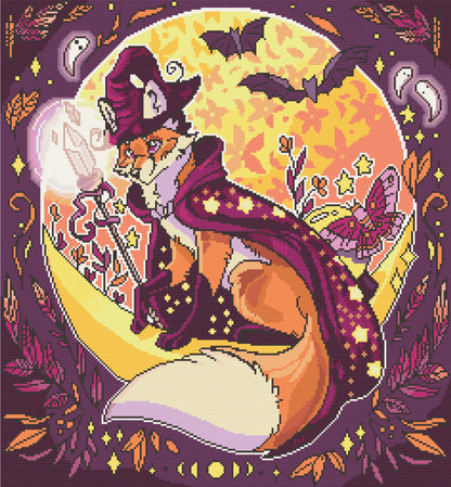 Foxy Little Witch | Pixel Charted