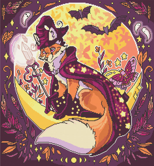 Foxy Little Witch | Pixel Charted