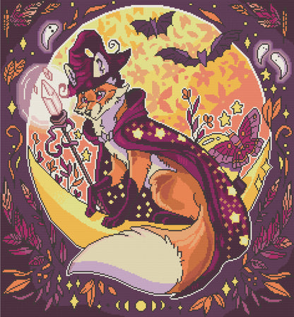 Foxy Little Witch | Pixel Charted