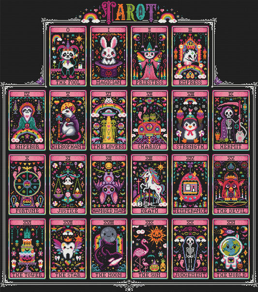 Nostalgic Major Arcana | Pixel Charted | Expert Sized XXL Kit