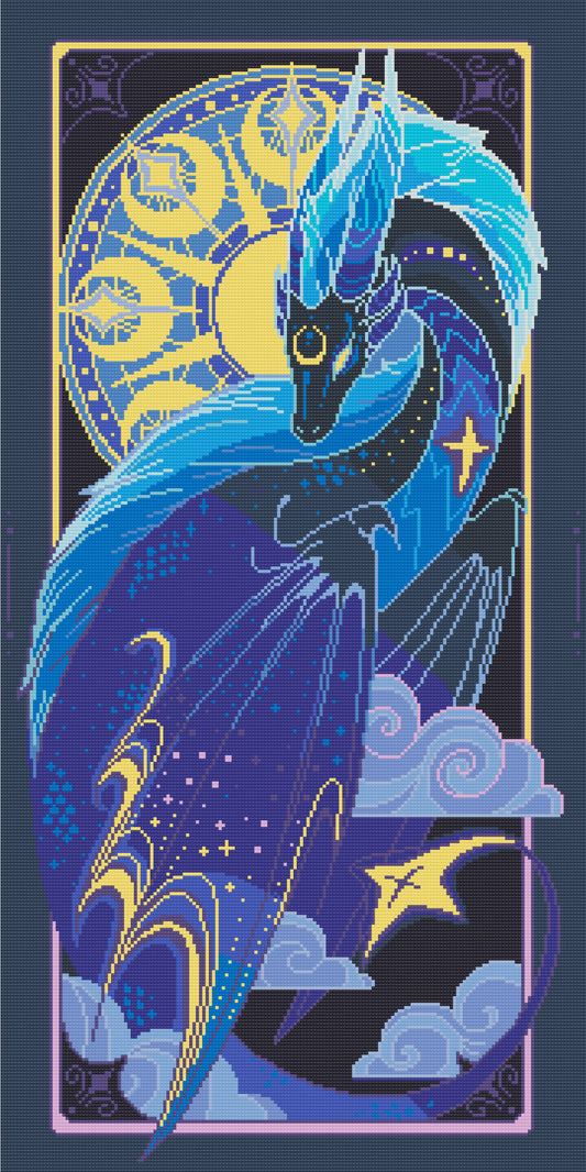 Dragon Of The Night | Pixel Charted