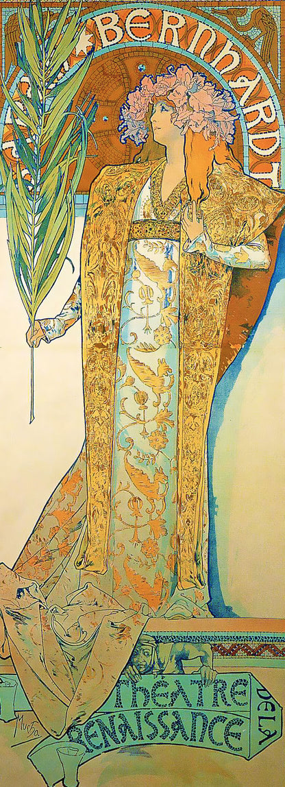 "Poster for Victorien Sardou`s Gismonda" 1894 Artist: Alphonse Mucha | JadedGemShop X SingleAndPlacing Diamond Painting Kit