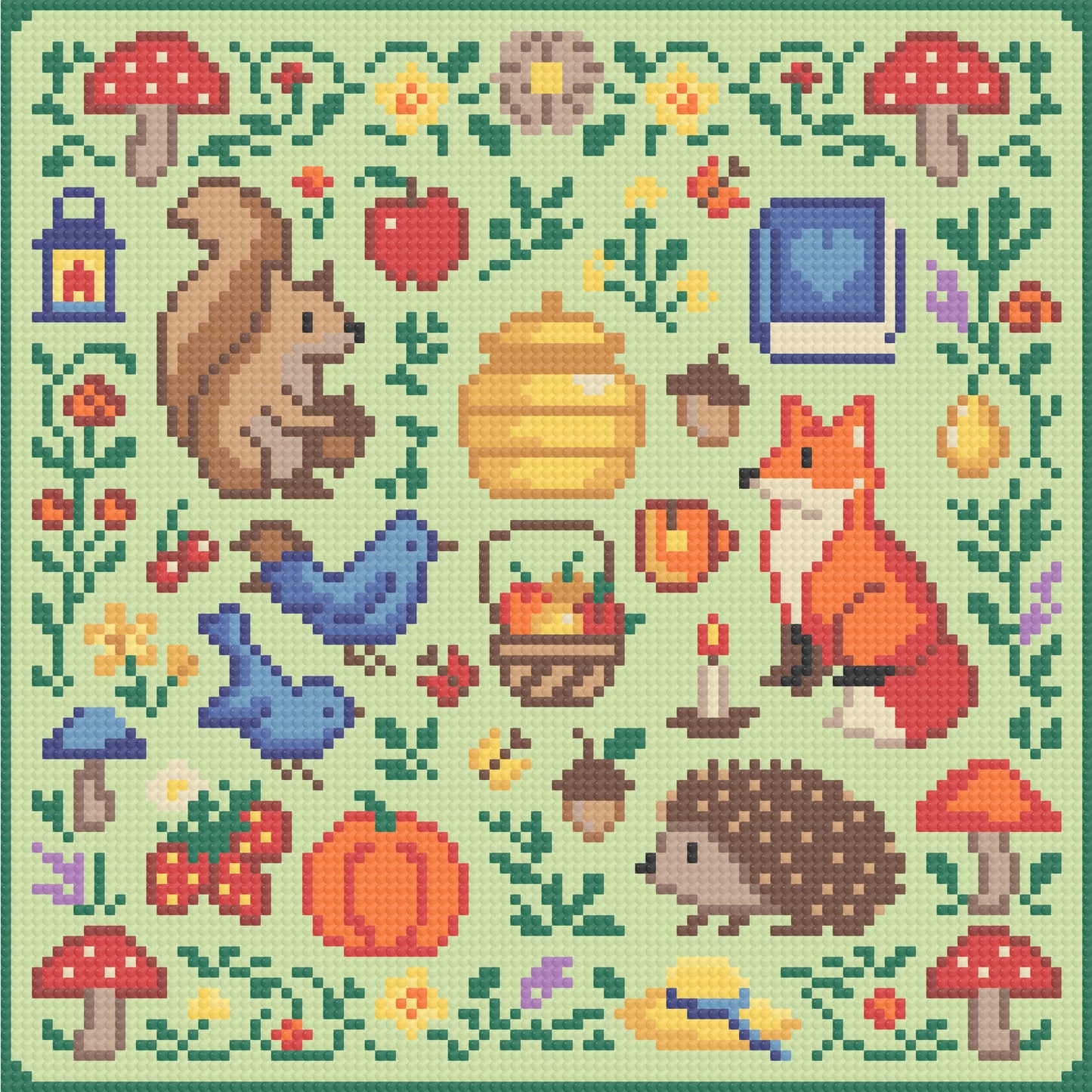 Cottage Critters | Pixel Charted