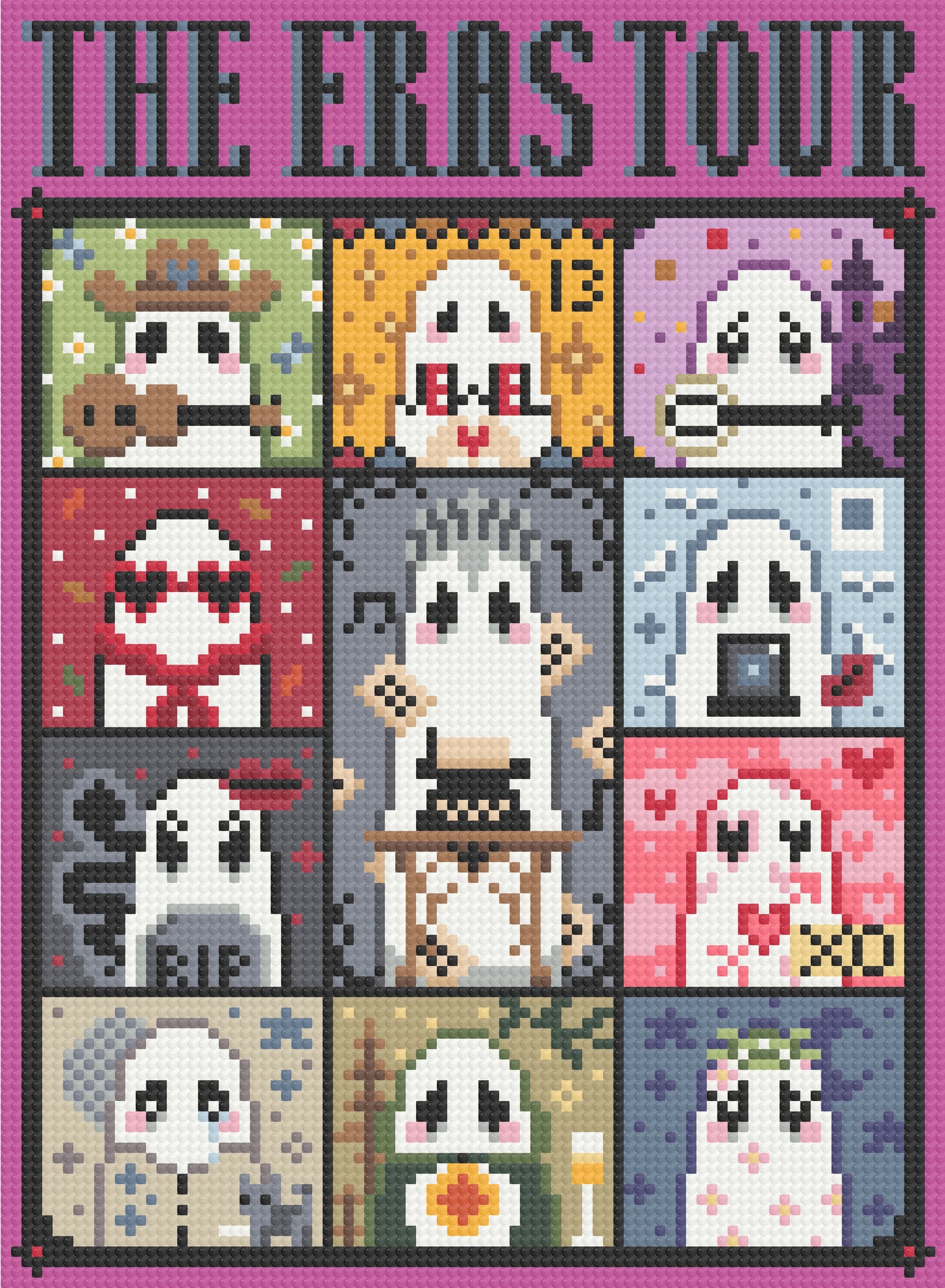 Ghost Of Eras Past | Pixel Charted | Ready to Ship