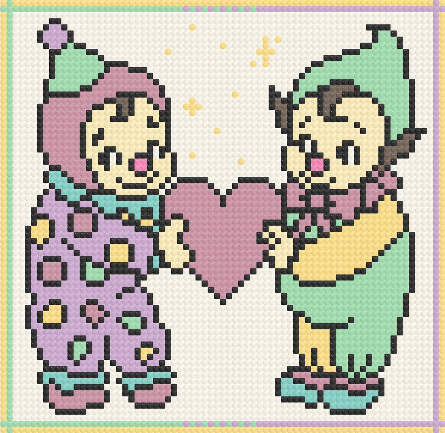 Clown Cuties | Pixel Charted