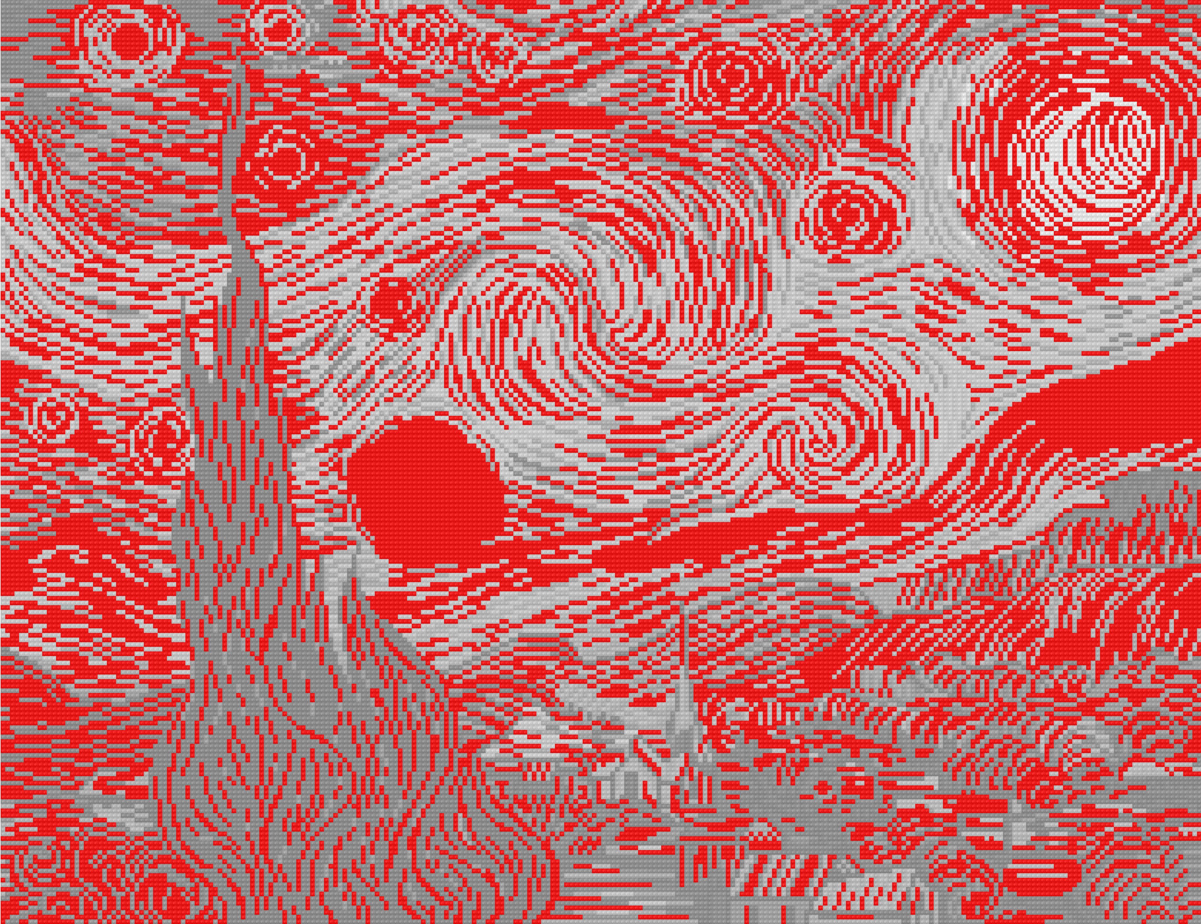 Starry Night | Pixel Charted | Ready to Ship – Jaded Gem Shop