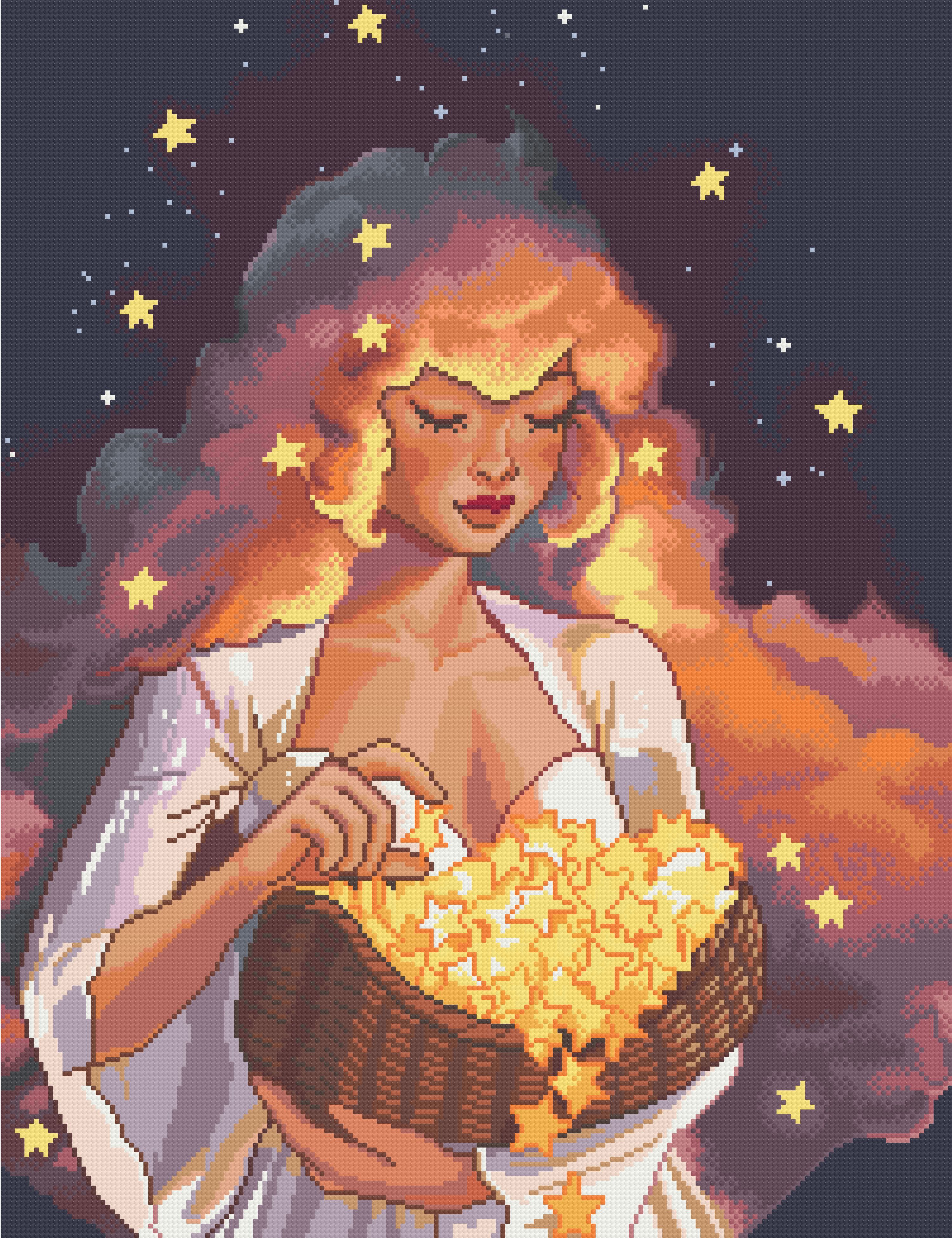 Pick A Star | Pixel Charted | Ready To Ship – Jaded Gem Shop