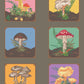 Mushrooms | Pixel Charted  | Ready To Ship