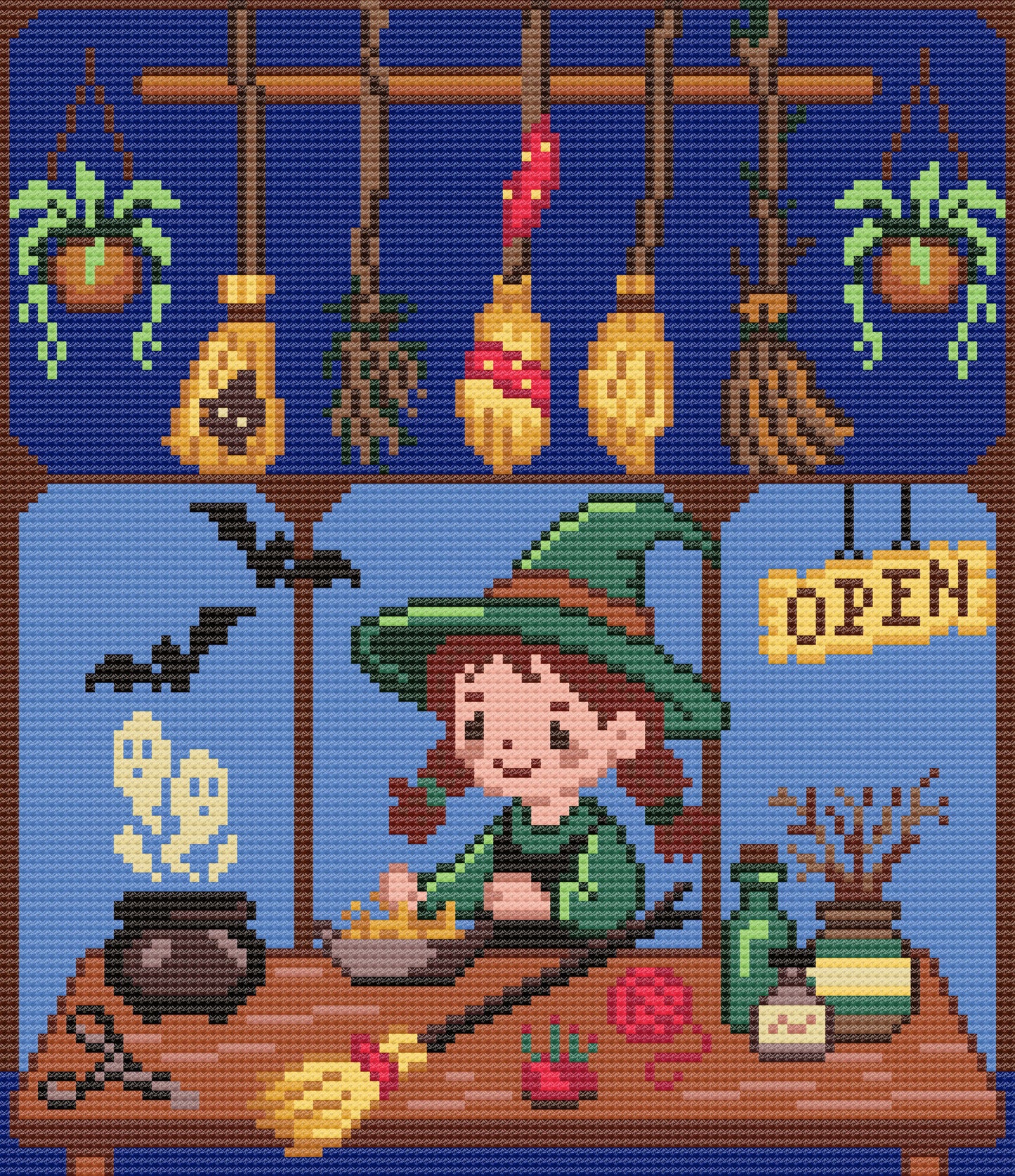 Witchy Broom Shop | Pixel Charted