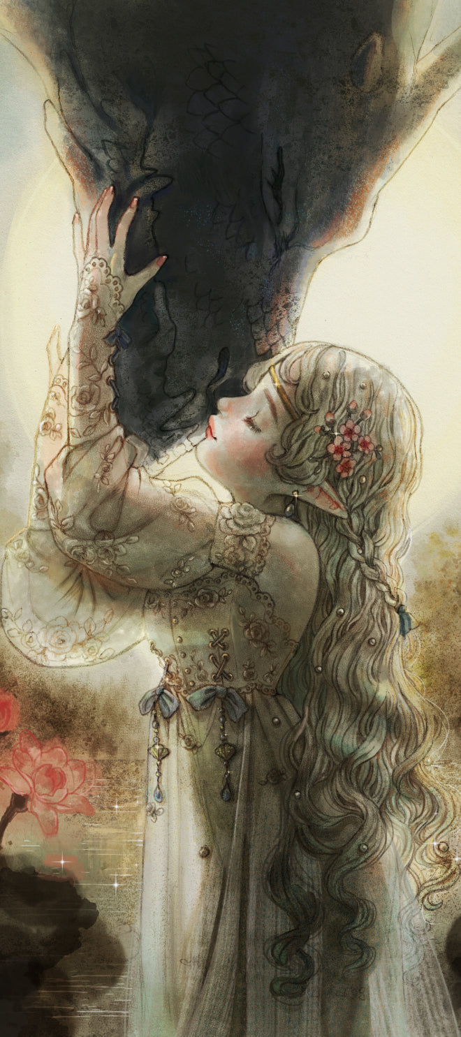 "The Star and the Dragon" Artist: Karla Rodriguez @Dolleetoile SQ 40x90 | JadedGemShop *Ready To Ship* Kit