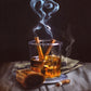 "Gin And A Smoke" Artist: Martith | JadedGemShop Diamond Painting Kit