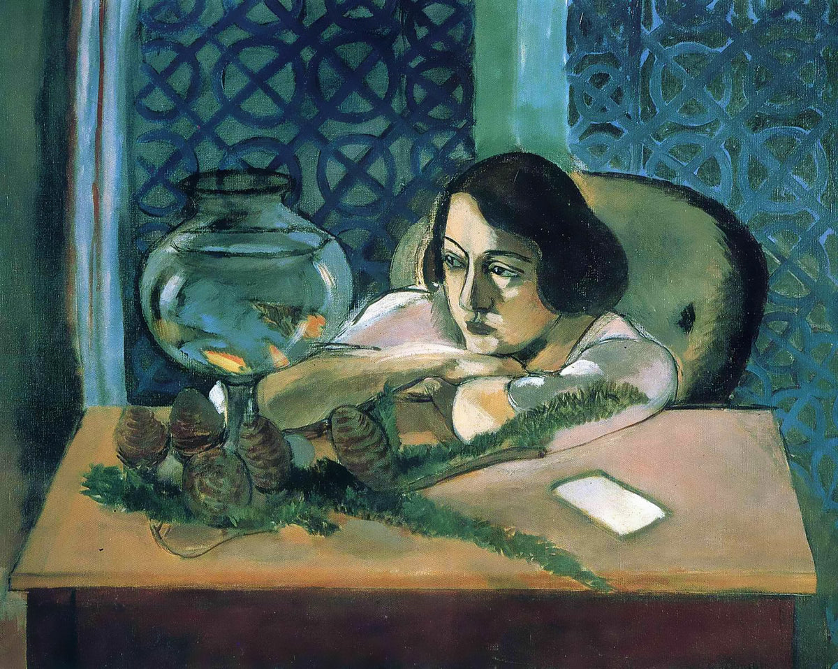 Woman Before A Fish Bowl | Henri Matisse