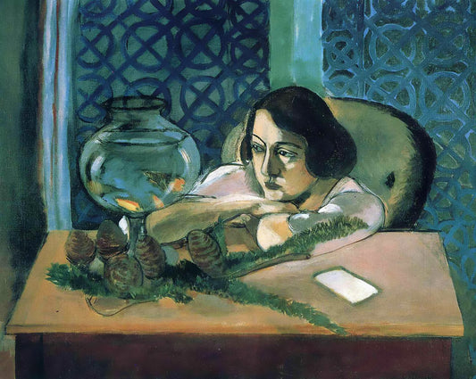 Woman Before A Fish Bowl | Henri Matisse