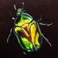 "Green Beetle" Artist: Arielle Margason | JadedGemShop Diamond Painting Kit