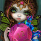 "12 Sided Dice Fairy" Artist: Jasmine Becket-Griffith | JadedGemShop Diamond Painting Kit