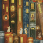 "Mice On A Bookshelf" Artist: Lapin.siia | JadedGemShop Diamond Painting Kit