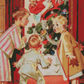 "Kissing Santa" Artist: J.C. Leyendecker | JadedGemShop Diamond Painting Kit