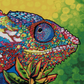 "Capricious Chameleon" Artist: Rachael Rosenkoetter | JadedGemShop Diamond Painting Kit
