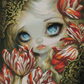 "Language Of Flowers 4" Artist: Jasmine Becket-Griffith| JadedGemShop Diamond Painting Kit