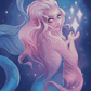"Galaxy Mermaid" Artist: Tomorrows.Problem | JadedGemShop Diamond Painting Kit
