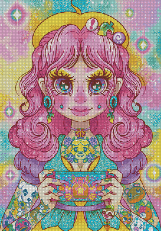 Clearance-Diamond Art - Hello Kitty, Chip & Dale & Flower & Bird