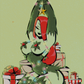 "Tie Me Up For Christmas" Artist: Favorkaya.pinup | JadedGemShop Diamond Painting Kit