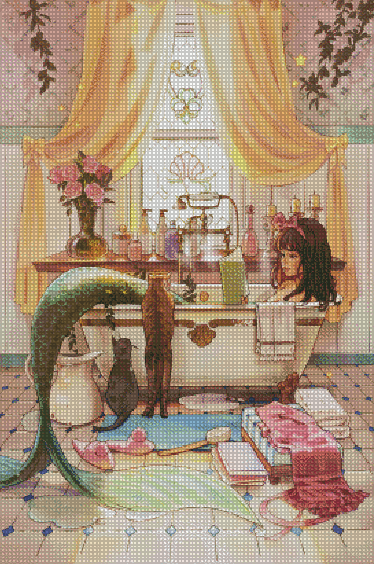 A Mermaids Bath Artist: Toshia San