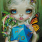 "20 Sided Dice Fairy" Artist: Jasmine Becket-Griffith | JadedGemShop Diamond Painting Kit