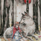 "The Wolf" Artist: Cherriuki | JadedGemShop Diamond Painting Kit