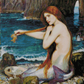 "A Mermaid" Artist: John William Waterhouse| JadedGemShop Diamond Painting Kit