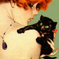 "Curious Cat" Artist: Henry Clive | JadedGemShop Diamond Painting Kit