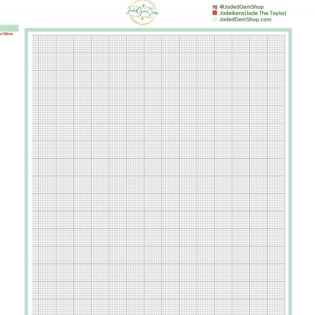 "Challenge Me" Artist: Ahorine 30x30cm | Mini JadedGemShop CrossStitch Conversion Full Chart Kits