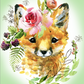 "Little Baby Fox" 25x30 cm Shutterstock | JadedGemShop *Ready to Ship* Kits
