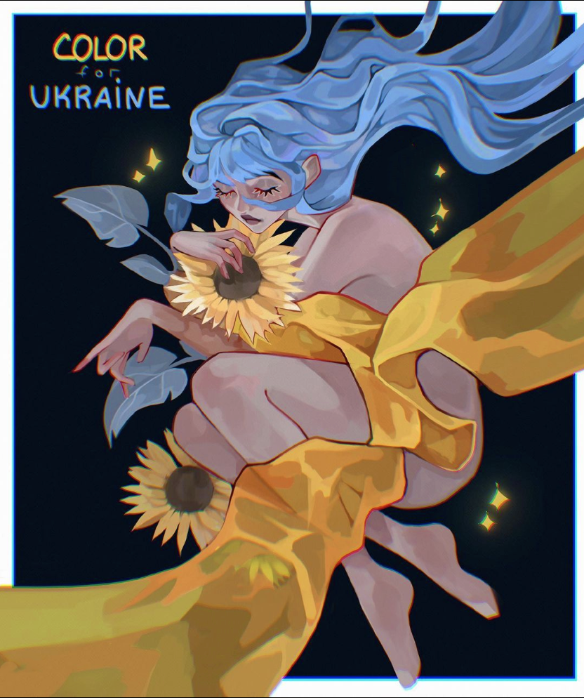 "Color For Ukraine" Artist: Ann.therosee | JadedGemShop Diamond Painting Kit